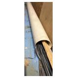 Approximately 5 foot PVC pipe with stained glass