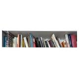 Shelf of cookbooks