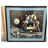 Apollo NASA framed artwork