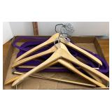 Lot of hangers including velvet