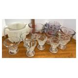 assorted clear glasses and measuring cups