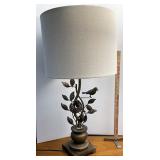 leaf and bird lamp