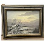 oil painting signed by Wilgenburg