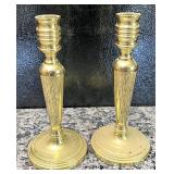 Brass candle holders