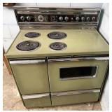 vintage ge range stove