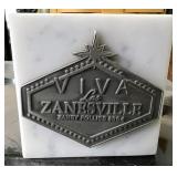 Zanesville follies plaque
