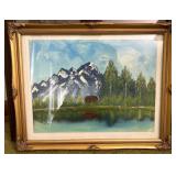 Lake painting