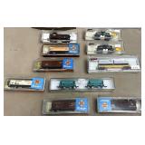 N Scale train cars