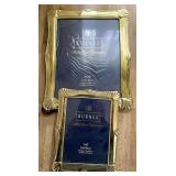 Solid brass picture frame a