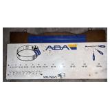 ABA metal sign