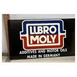Lubro Moly motor oils sign