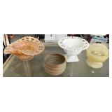 miscellaneous glassware