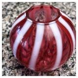 Cranberry Fenton vase