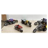 Harley Davidson and Matchbox motorcycles