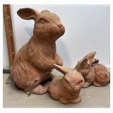terracotta bunnies