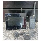 Digital picture frame plug-in light and scanner