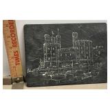 handpainted Welsh slate