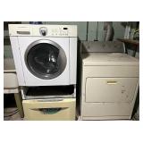 Washer and dryer set