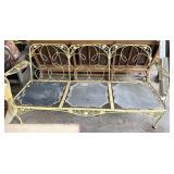 metal patio sofa