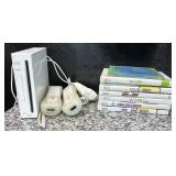 Nintendo Wii with games