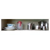 Tea pots cram and sugars and more