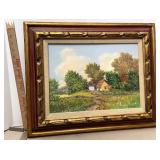 Field of flowers, painting