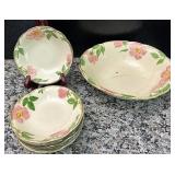 Franciscan desert rose earthenware