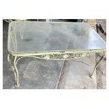 metal patio table