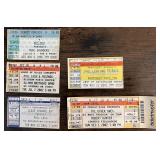 Grateful dead related ticket stubs