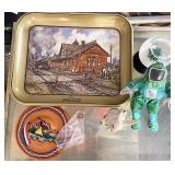 Leslie Cope Coca Cola tray and more