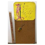 Pink Panther cork board