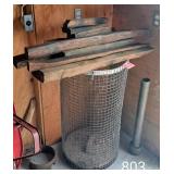 Heavy Wire 36" Walnut Cage