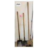 Long Handled Shovels & Heavy Hoe