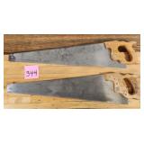 Disston 12 Point & Atkins Hand Saws