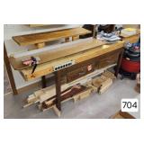 Antique Oak 5 ft. Work Bench Base