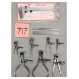 Starrett & Craftsman Calipers & Rules