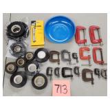 Mini Iron C-Clamps