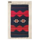 Southwest Pattern Wool Throw Rug