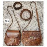 Vintage Tooled Leather Purses
