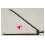 Early American Forged Iron Blacksmith Tongs
