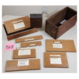 Stanley No. 45 Oak Plane Box