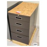 All Steel 4 Drawer File Cabinet