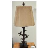 Song Bird Pedestal Table Lamp