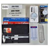 Cen-Tec 6" Digital Caliper & Dial Indicator