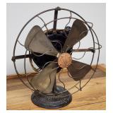 General Electric 1901 Brass & Iron Table Fan