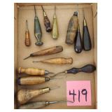 Early Cobblers Awls & Tools