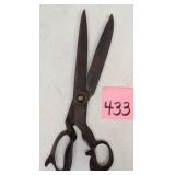 Antique Iron & Brass Leather Shears
