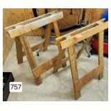 Wooden Saw Horses