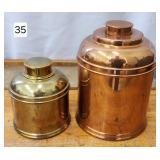 Brass & Copper Tobacco Humidors