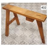 Oak 3 Leg Work Bench